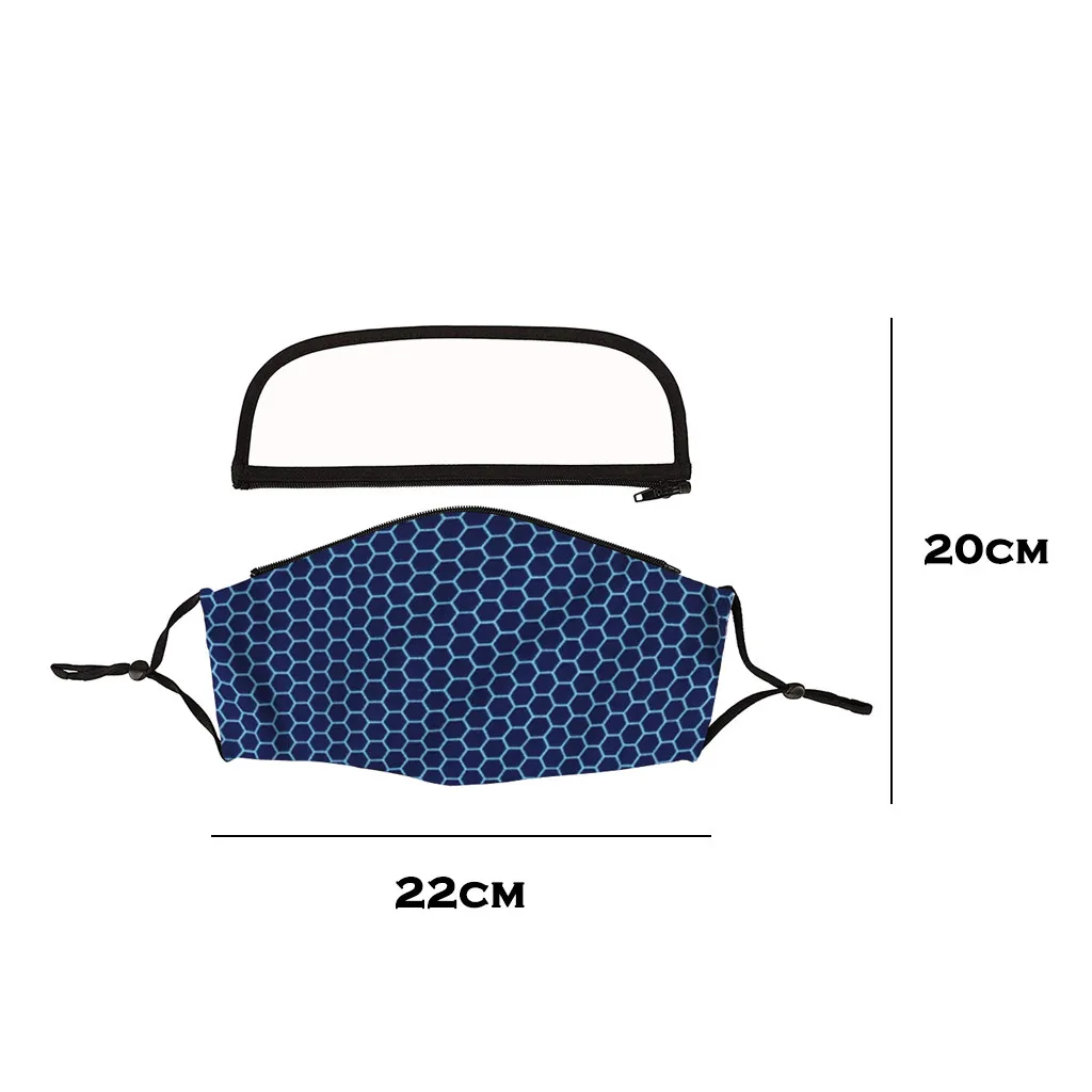 

Fabric Face Mask washable Reusable Adult Zip Transparent Mask with Detachable Eye Shield For The Deaf And Hard Of Hearing A50