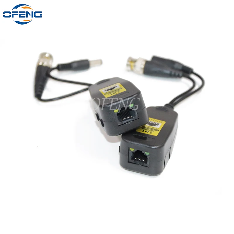 HD CCTV 8MP Video Balun трансиверы с портом RJ45 передача данных/аудио 2 в 1 поддержка