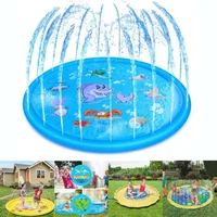 sprinkler splash pad 68inch water splash play mat toddler water toys outdoor fountain play mat for boy girl kids outdoor party