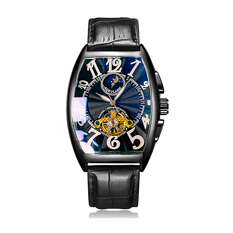 

Watches Mens 2021 Men Mechanical Wristwatches Montre Automatique Homme Pagani Design Tonneau-shaped Luminous Montre Homme Luxe