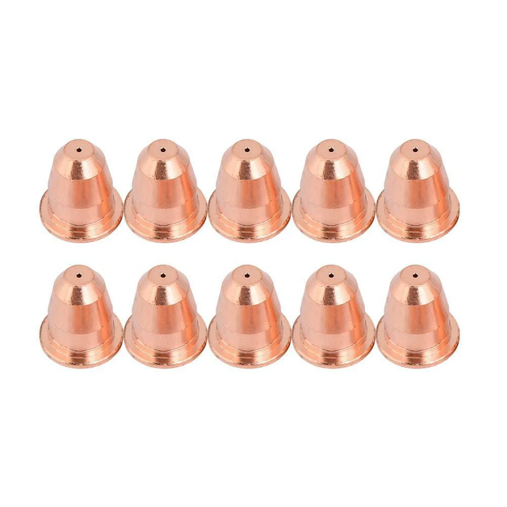 

10Pcs PR0110 Electrode + 10pcs PD0116-08 Nozzles For Carbon Steel Cutting Welding Accessories For S25 S45 Plasma Cutter Torch