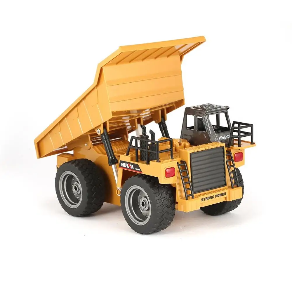 Самосвал HUINA 1540 1:18 2 4G 6CH RC из сплава усиленный сплав поворотный экскаватор на