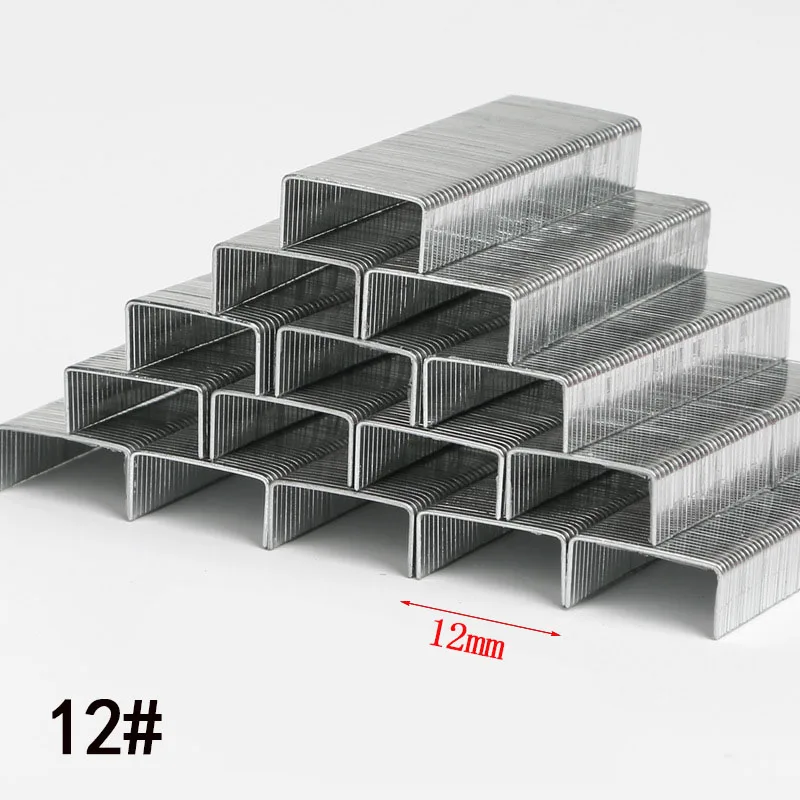 

Fashion Color NO.12 Metal Stapleless Stapler and 1000 Pcs No.12 Staples for Student School Office Binding Stationery Supplies