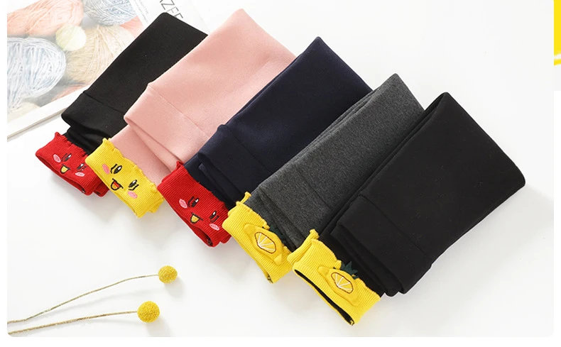 Winter Baby Warm Leggings For Children 0-4T Pants Kids Thicken Warm Elastic Waist Cotton Leggings Girls Pants Trousers