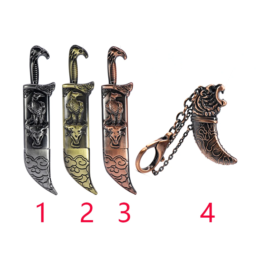 Металлический usb флеш-накопитель с ножом 4 ГБ 8 16 32 64 128 256 | Компьютеры и офис