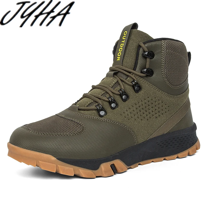 

Winter New Tactical Military Boots Men Boots Special Force Desert Combat US Army Boots Outdoor Man Work Safety Boots Ankle Shoes