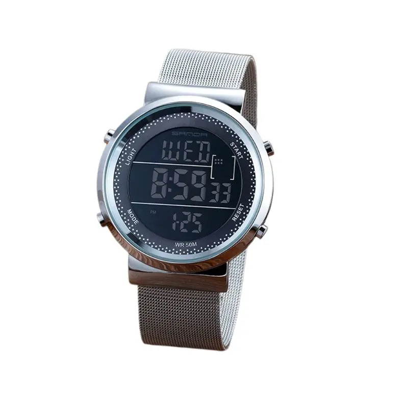 

Fashion Trendy LED Couple Electronic Wristwatch Unisex Digital Watches Men Women Luxury Sports Waterproof Watch