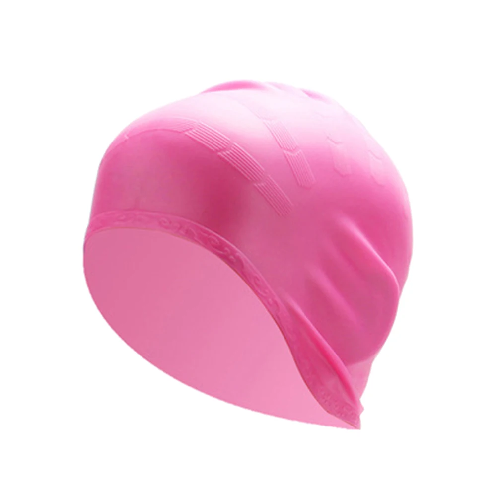 Силиконовая шапочка для плавания женщин и взрослых эластичная