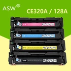 Тонер-картридж ASW совместимый с HP CE320A CE321A CE322A CE323A 128A 320A 320 321 322 laserjet CM1415 CM1415fn 323 CP1525