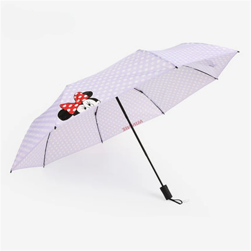 Зонт детский складной с изображением Минни Микки Мауса | Аксессуары для одежды