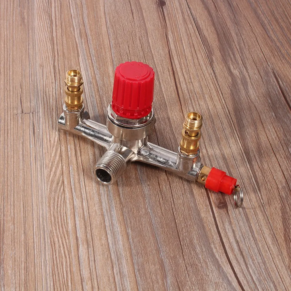 Двойной Выпускной патрубок сплав Воздушный компрессор переключатель клапан