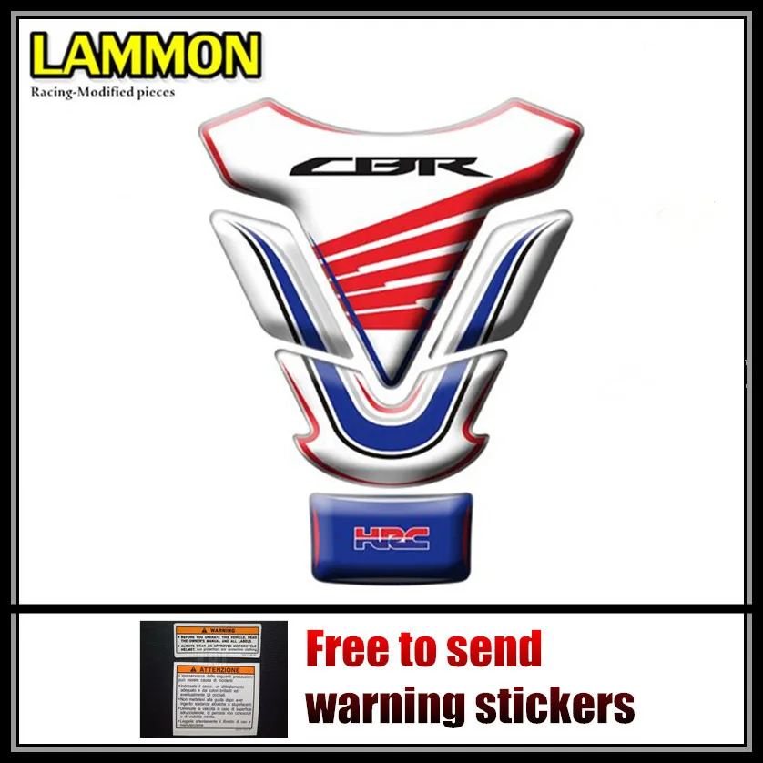 

FOR HONDA CBR 600 1000 R1 R6 YZF Motorcycle Fuel Tank 3D Decal Sticker
