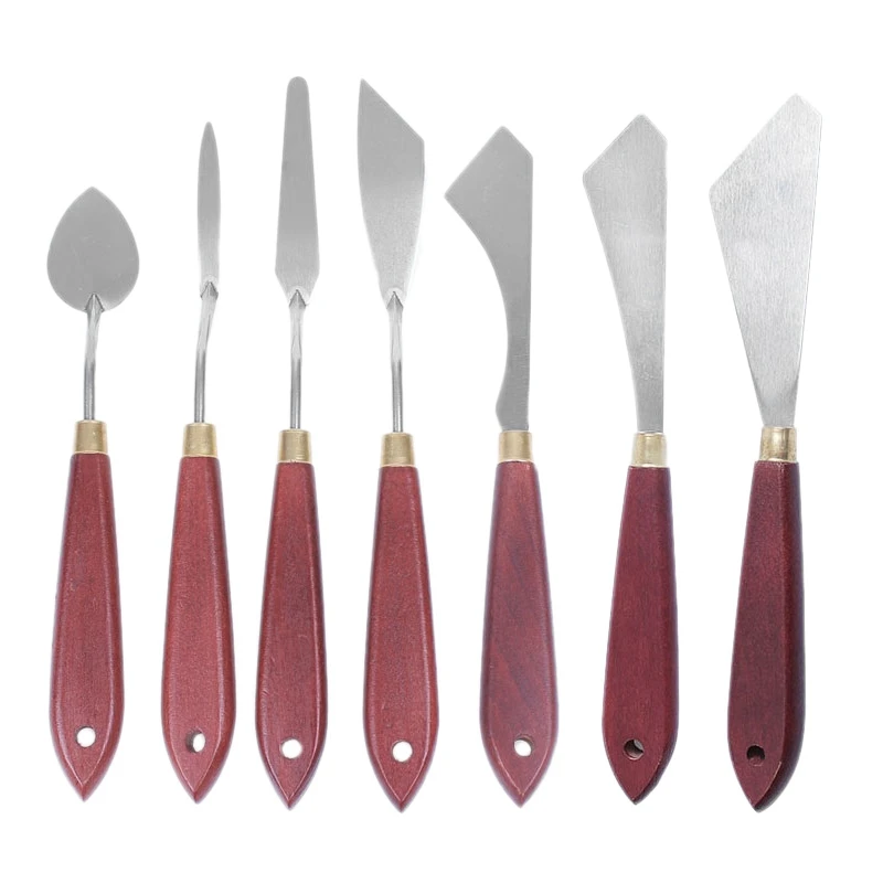 

Набор многофункциональных ножей для рисования, скребок из нержавеющей стали, палитра ножей, для акрила и других скребков