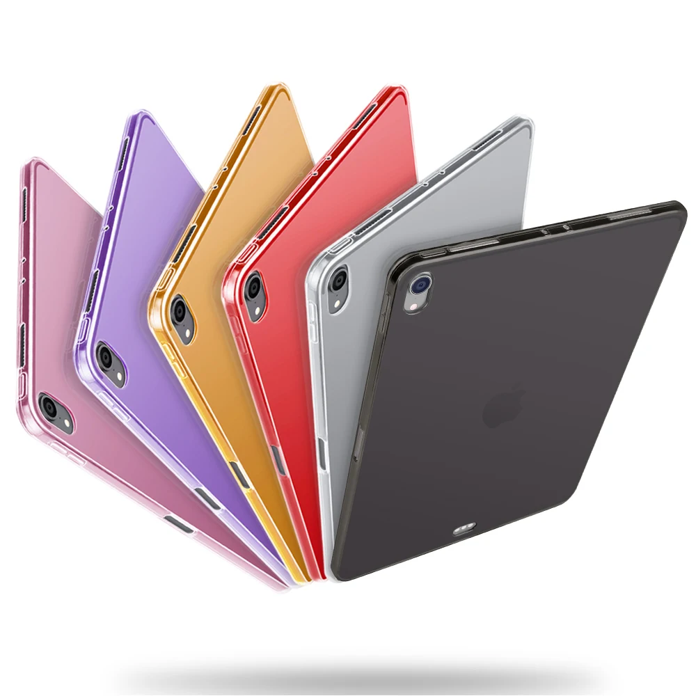 Прозрачный кремний TPU чехол для iPad Pro 11 12 9 дюймов 2018 крышка 2020 тонкий 2020|Чехлы