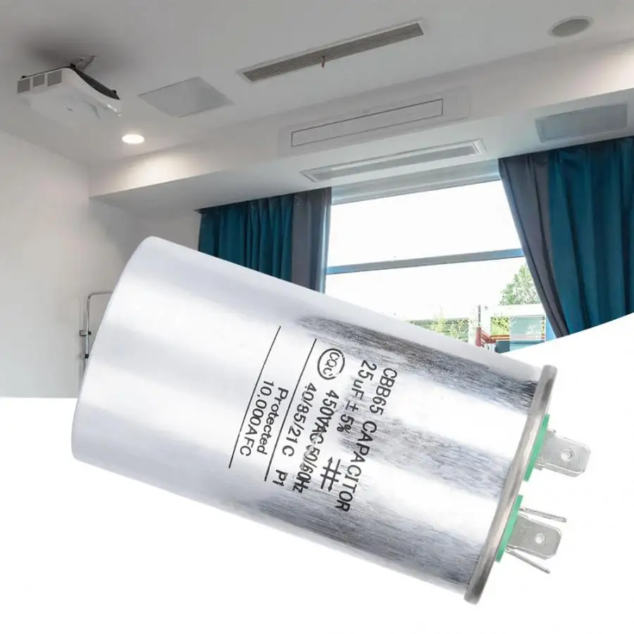 450V AC кондиционер компрессорный конденсатор 25 мкФ системы кондиционирования