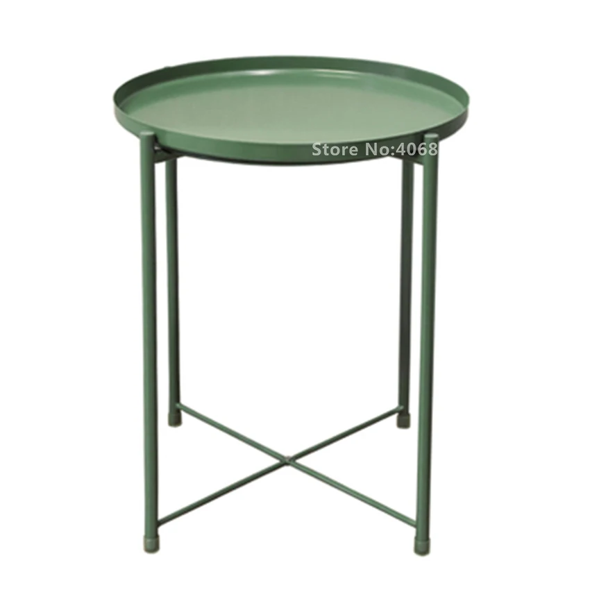 

Металлический круглый поднос в скандинавском стиле, Маленький журнальный столик, Диванный столик для гостиной, простая элегантная мебель и...
