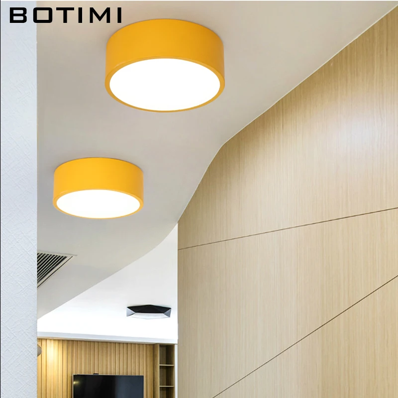 BOTIMI-luces LED de techo coloridas para pasillo, lámpara de colores, luz para sala infantil, iluminación de cocina