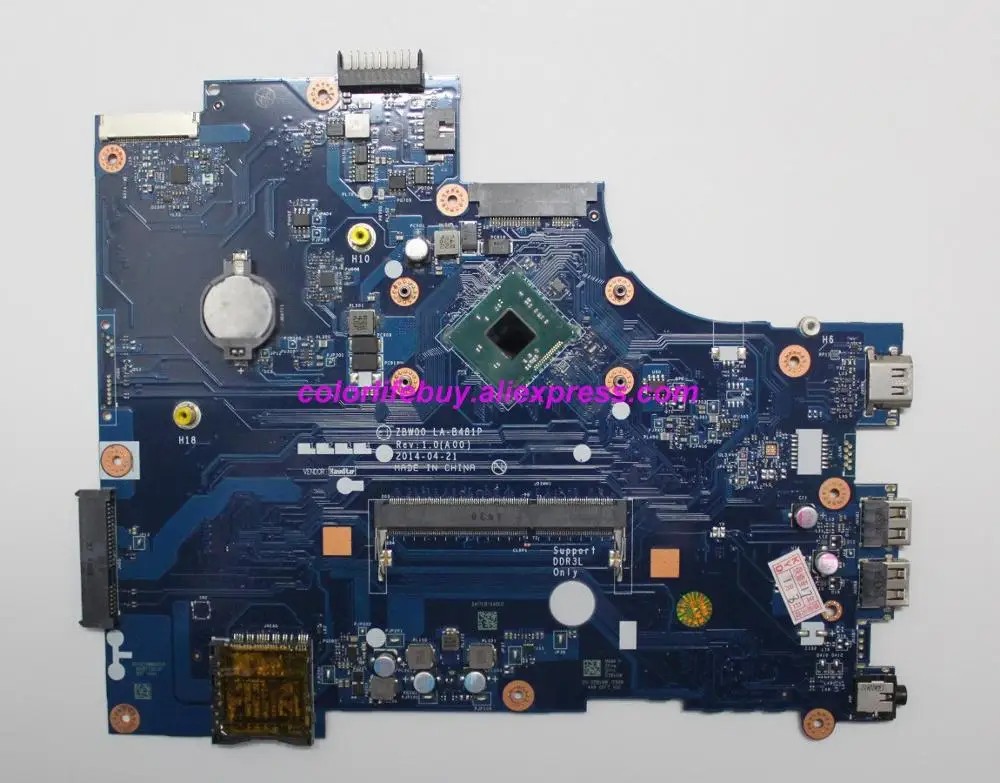 Genuine 28V9W 028V9W CN-028V9W ZBW00 LA-B481P CEL N2830 Laptop Motherboard Mainboard for Dell Inspiron 15R 3531 Notebook PC