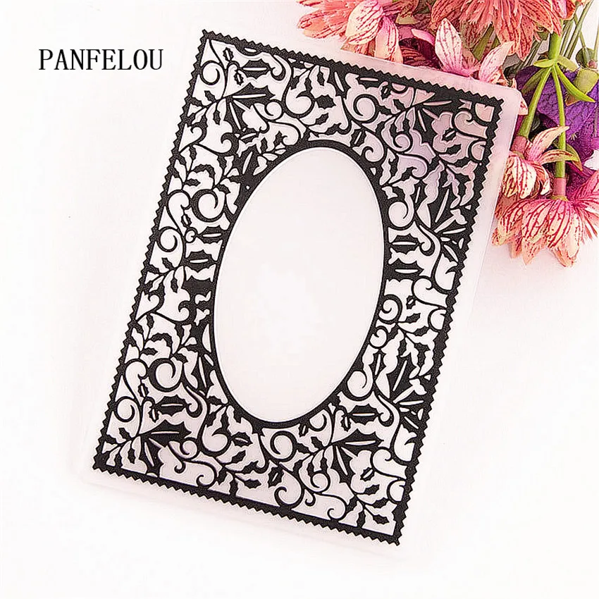 PANFELOU 10 5*14 8 лозы кружевные папки для тиснения пластика скрапбукинга DIY шаблон