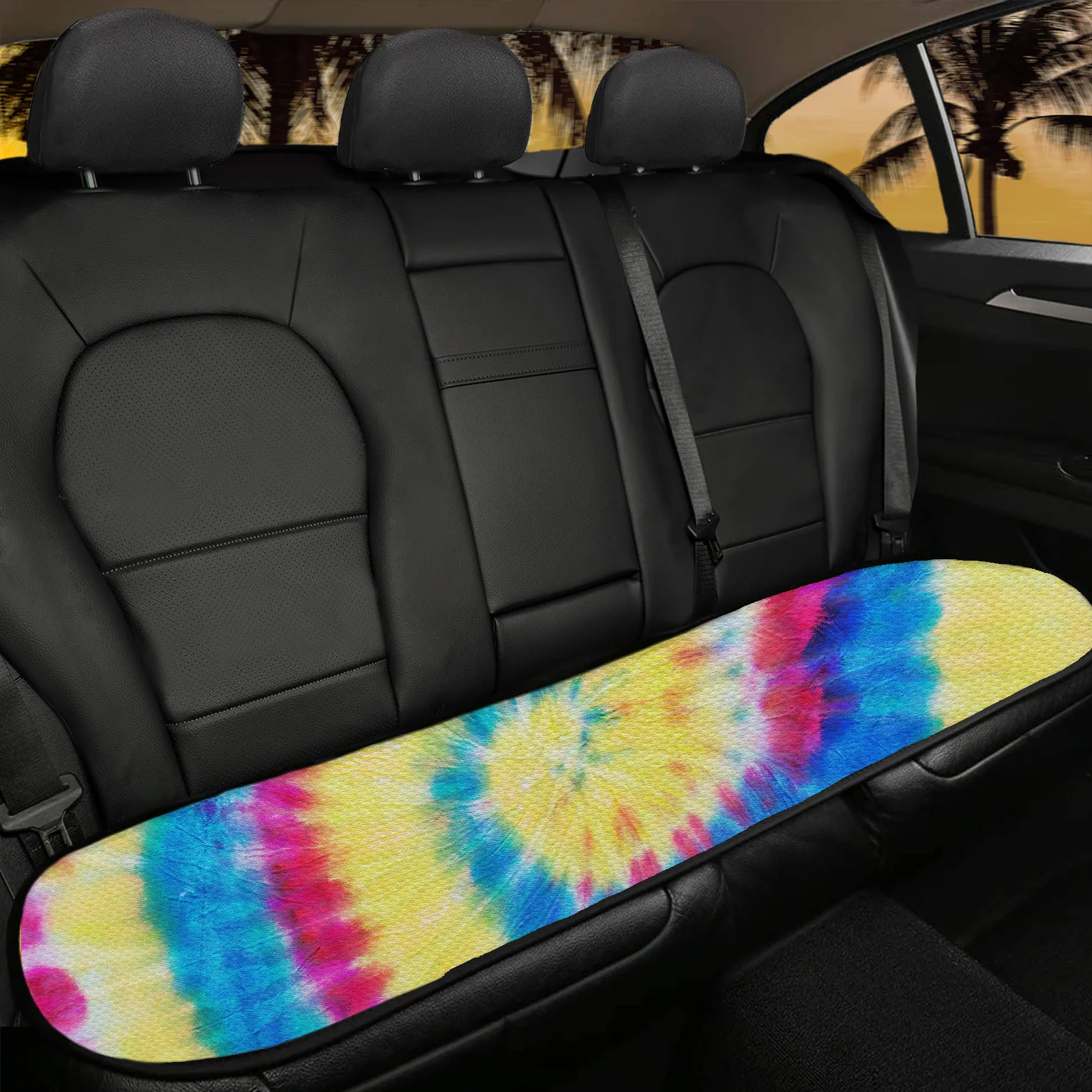 Online Cuscino Per Seggiolino Auto Tappetino Per Sedia Cuscino Per Sedile Arcobaleno Boho Etnico Tie Dye Print Protezione Per Sedile Automatico Antiscivolo 2021 Cuscino Per Sedile Posteriore