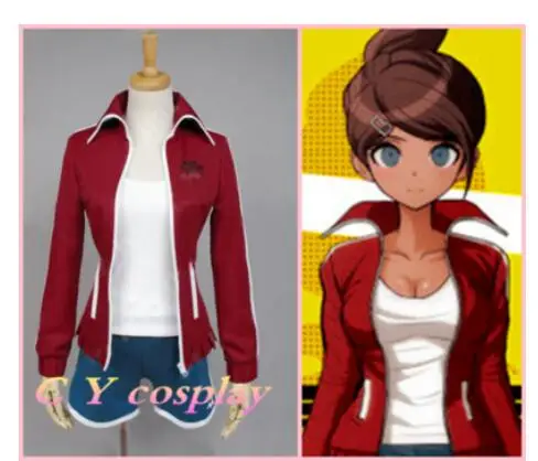 Костюм для косплея АОИ Асахина из аниме данганронпа винно красные шорты женщин и