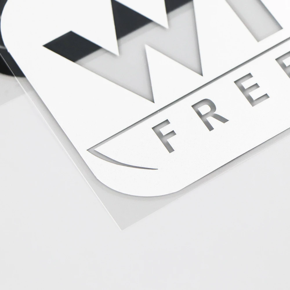 YJZT 17 6 × 11 3 см Wifi мультяшный Декор узор виниловые автомобильные наклейки