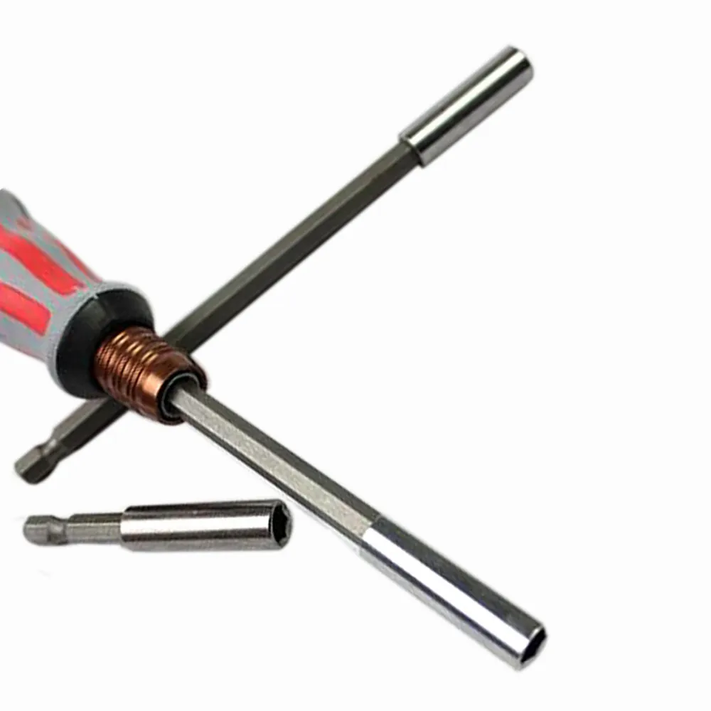 

Extensions Quick Change Extension Bit Set 1/4" Hex Rod Shank Long Handle Screwdriver Tip Holder Hand Tool Socket Sleeve Head