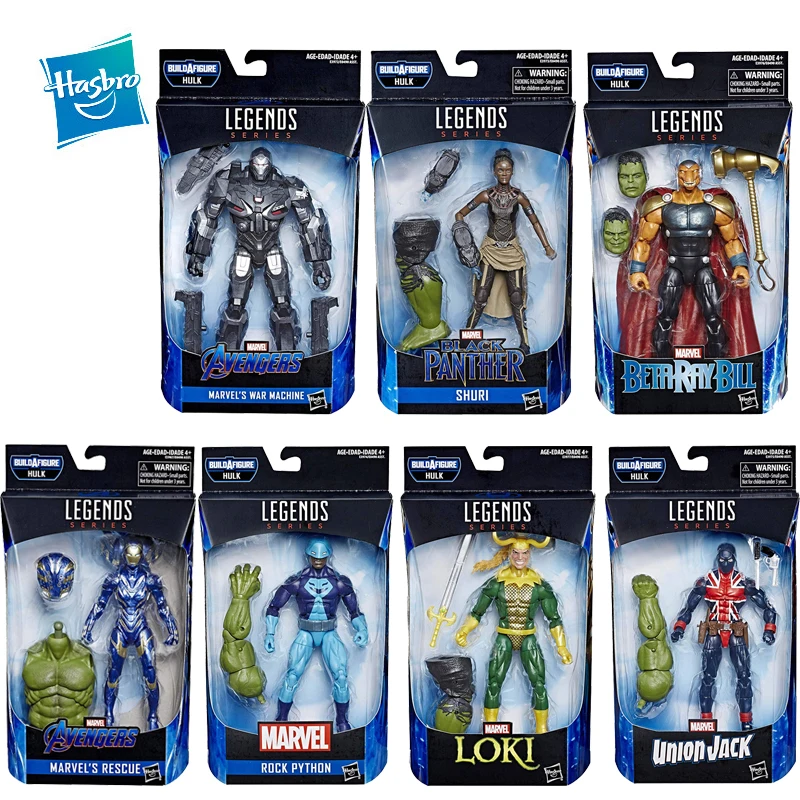 

Фигурки Hasbro из аниме «Легенды Marvel», 6 дюймов, машина Mk49Pepper War, костюм шури Халка, фигурки героев мультфильма, сборные игрушки