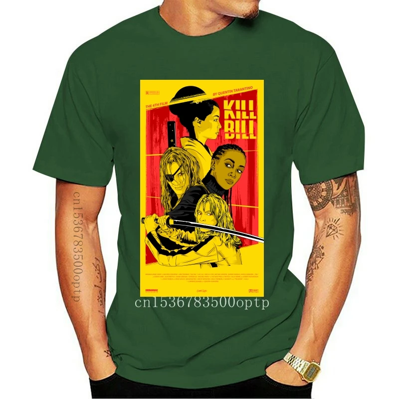 

Новая мужская футболка с изображением персонажа фильма «Убить Билла Квентина Тарантино культа», японская футболка размеров S, M, L, Xl, 2Xl