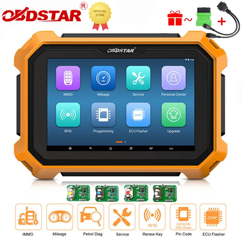 Программатор ключей OBDSTAR X300 DP PLUS X300DP с SIM картой для ключа/для смарт Toyota 4 шт. на