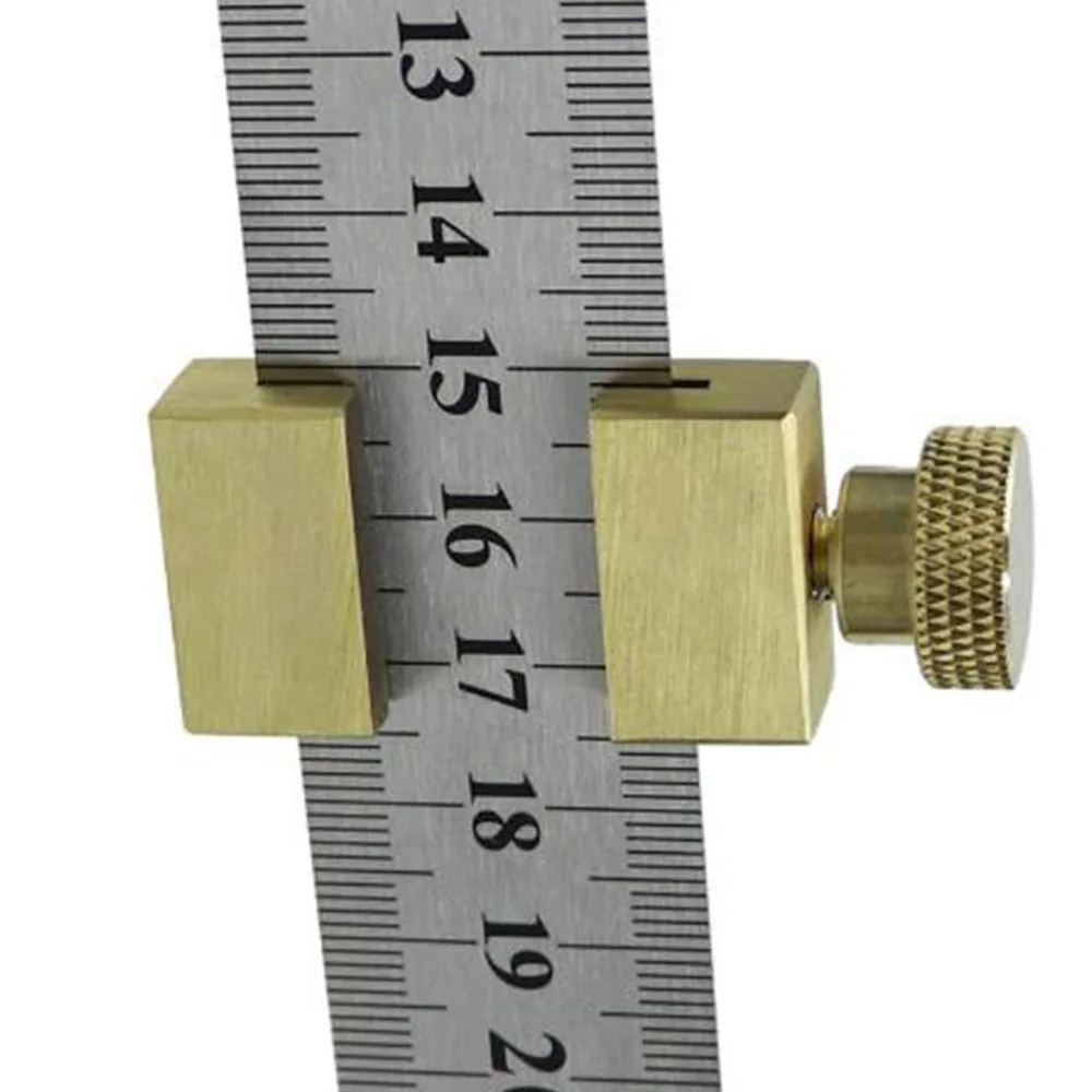 

Adjuster Steel Ruler Woodworking Scribing Locator Measuring Workshop Supplies