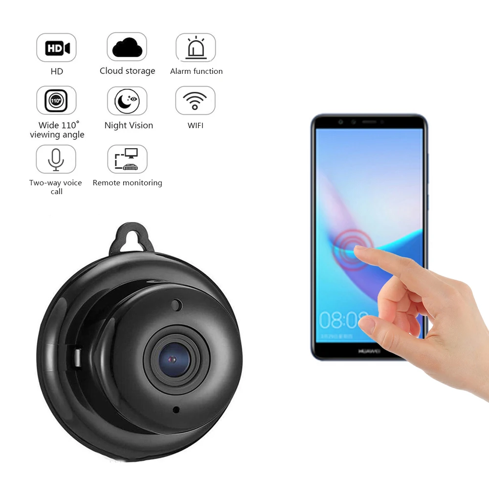 V380 экшн камера с Wi Fi 960P HD IP Камера Беспроводной инфракрасный Ночное видение