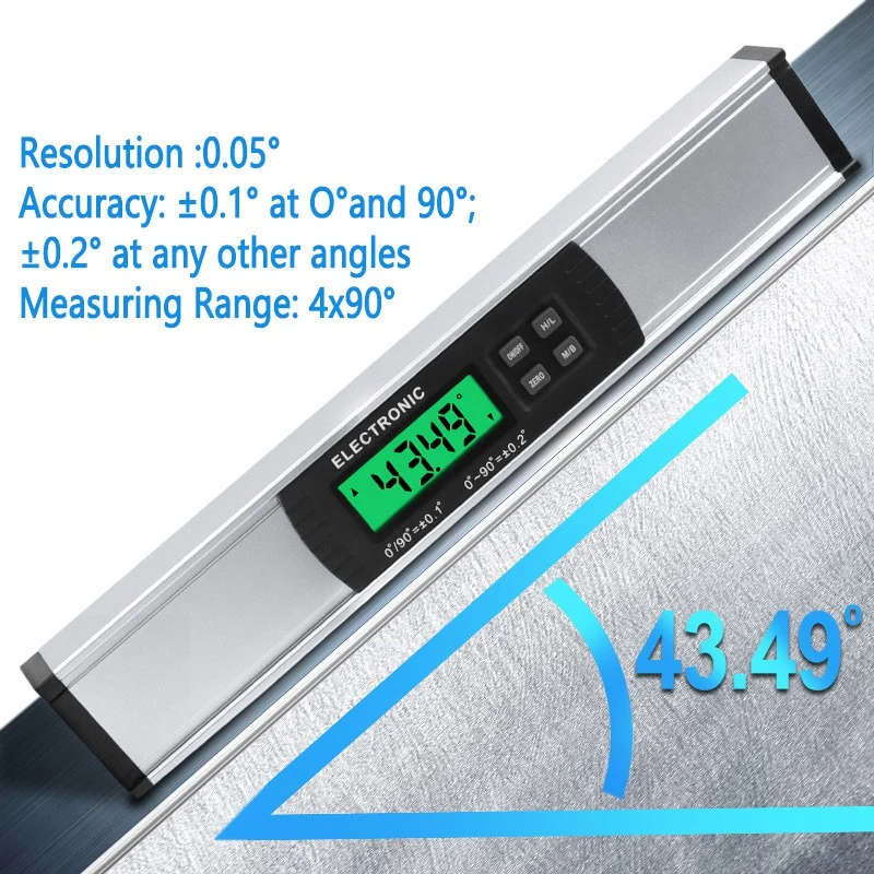 IP54 электронный цифровой дисплей Уровня Духа Инклинометр Угол линейка суппорт |