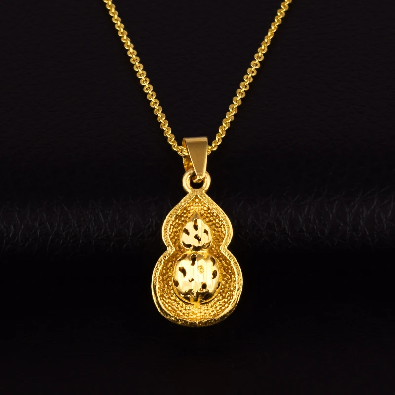 Женская позолоченная цепочка ювелирное изделие кулон в виде тыквы блестящее