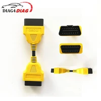 obd2 extension cable car obd2 16pin male to female plug extension cord yellow cable extend%c2%a0obd2 diagnostic interface adapter