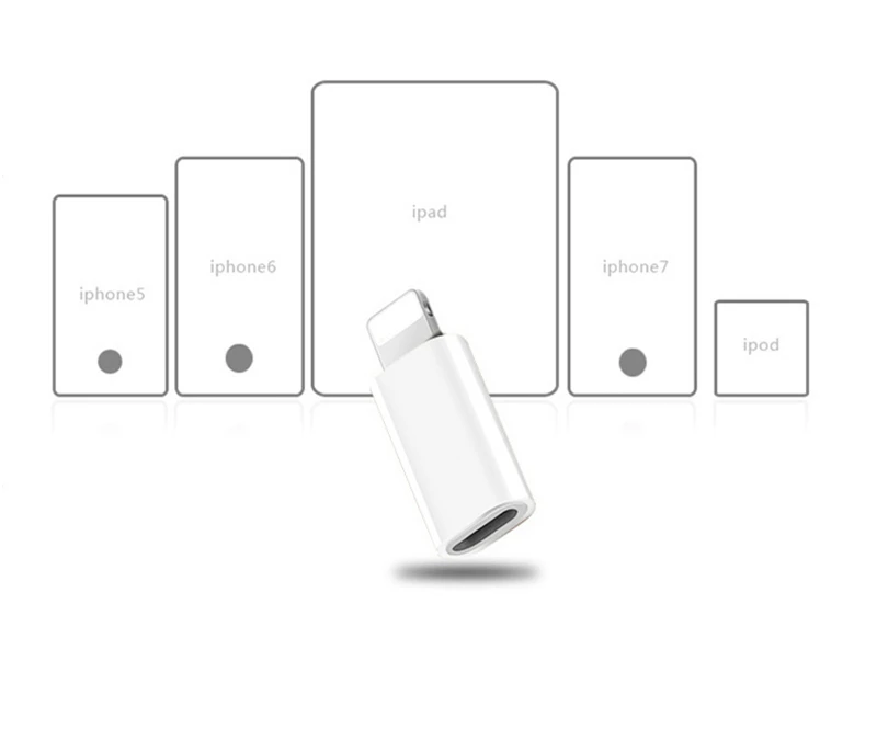 Type USB C женский для IOS Мужской адаптер зарядный кабель синхронизации данных IPhone X XR