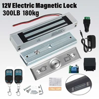 electric magnetic lock holding force 600lbs door entry access control system door locks for home 2 remote controls