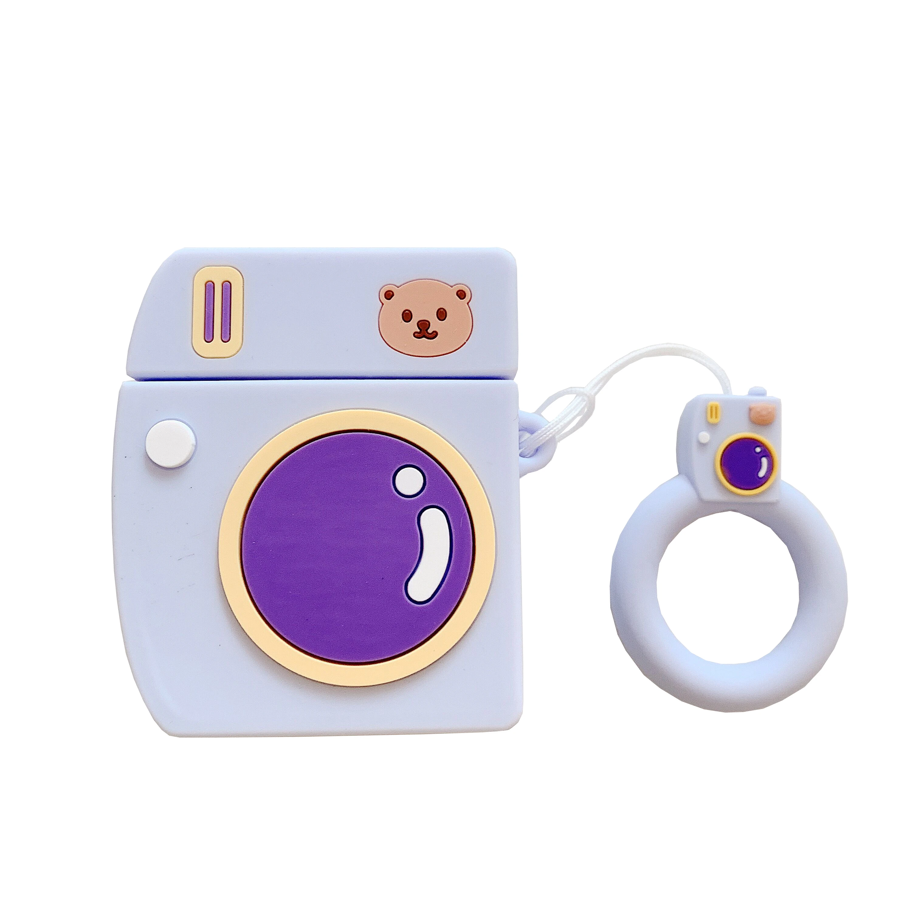 Корейский Роскошный 3D милый мультфильм Медведь камера кожухи головных телефонов