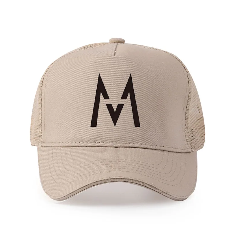 Высококачественная бейсбольная Кепка из чистого хлопка с принтом 5 логотипов