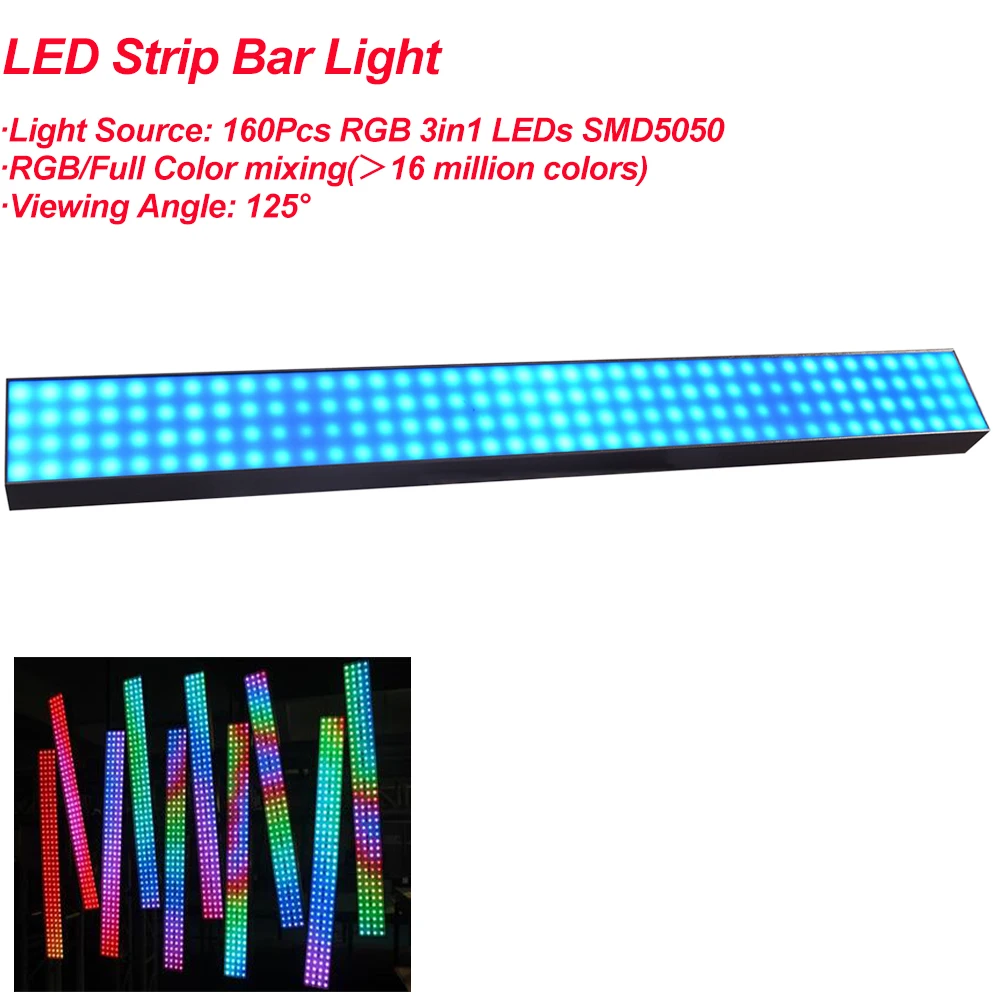 1 упаковка 100 см Светодиодная лента Светильник 160 шт. SMD5050 RGB полноцветная светодиодная полоса светильник s 25 мм Шаг пикселя для праздника внутреннего украшения