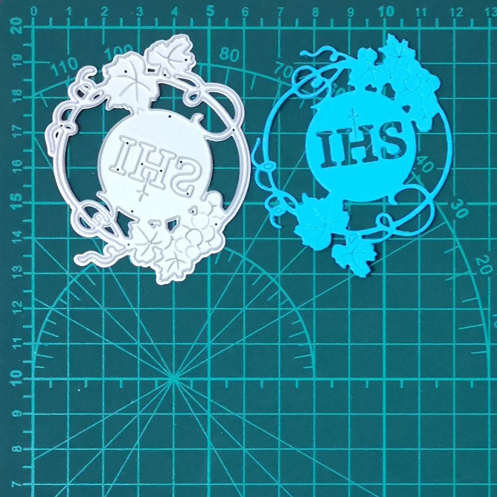 

IHS / Flower Wreath / Leaf Metal Cutting Dies For Stamps Scrapbooking Stencils DIY Paper Album Cards Decor Embossing 2020 New