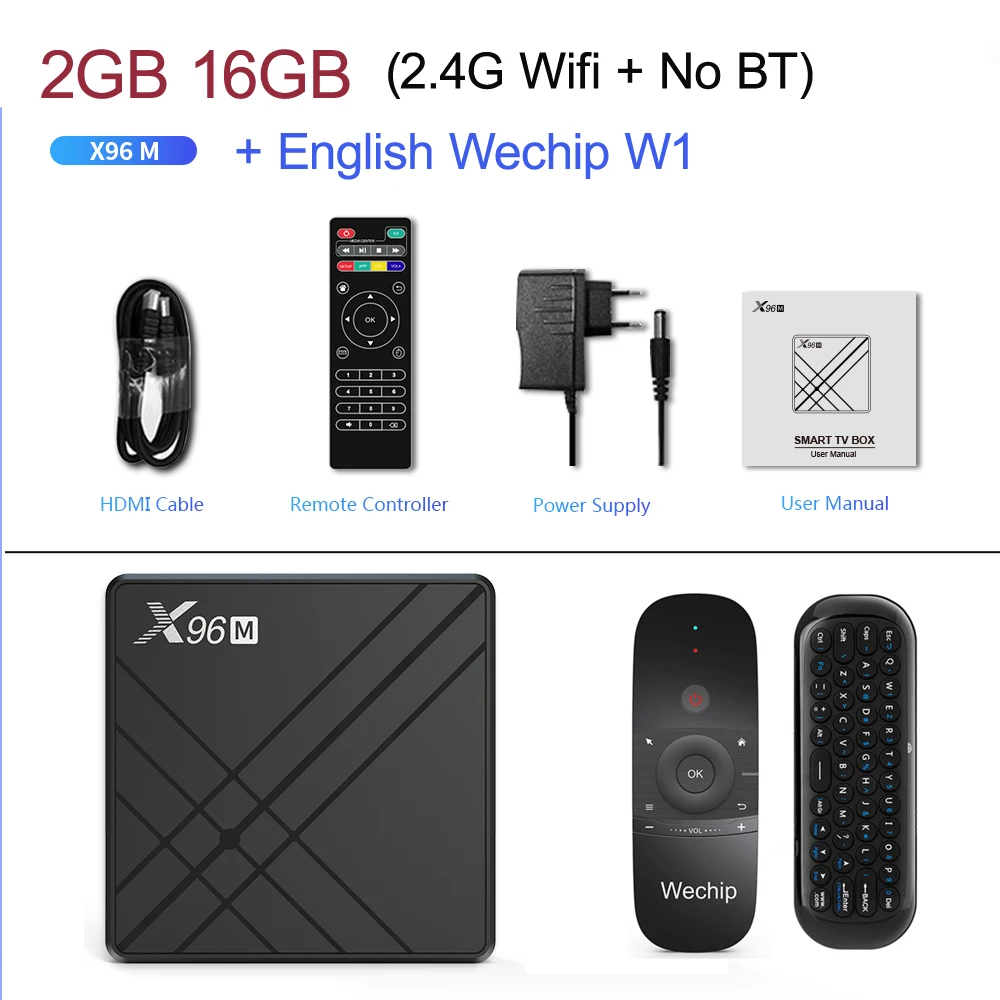 2G16G add W1 X96 M X96 Smart Android 9,0 tv BOX 4 Гб 64 ГБ 32 ГБ Allwiner H603 четырехъядерный 2,4G& 5G Wifi BT 6K HDR Youtube Netflix Отт видео плеер - Цвет: 2G16G add W1