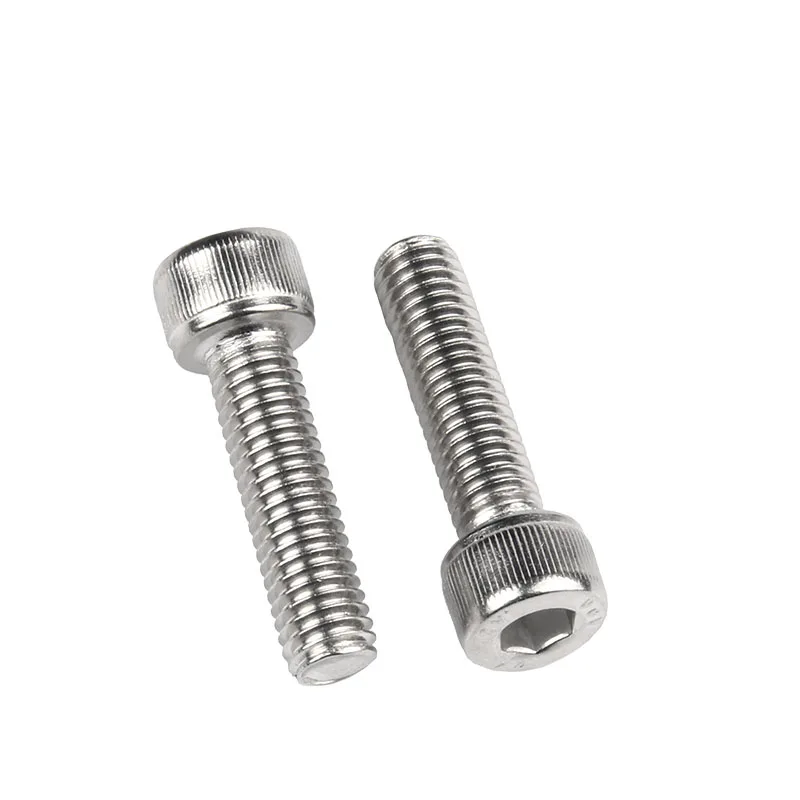 UNF 0#-80 UNC 2#-56 4#-40 6#-32 8#-32 10-24 US Грубая резьба из нержавеющей стали A2 шестигранная шестигранный болт с головкой на головке Аллена.