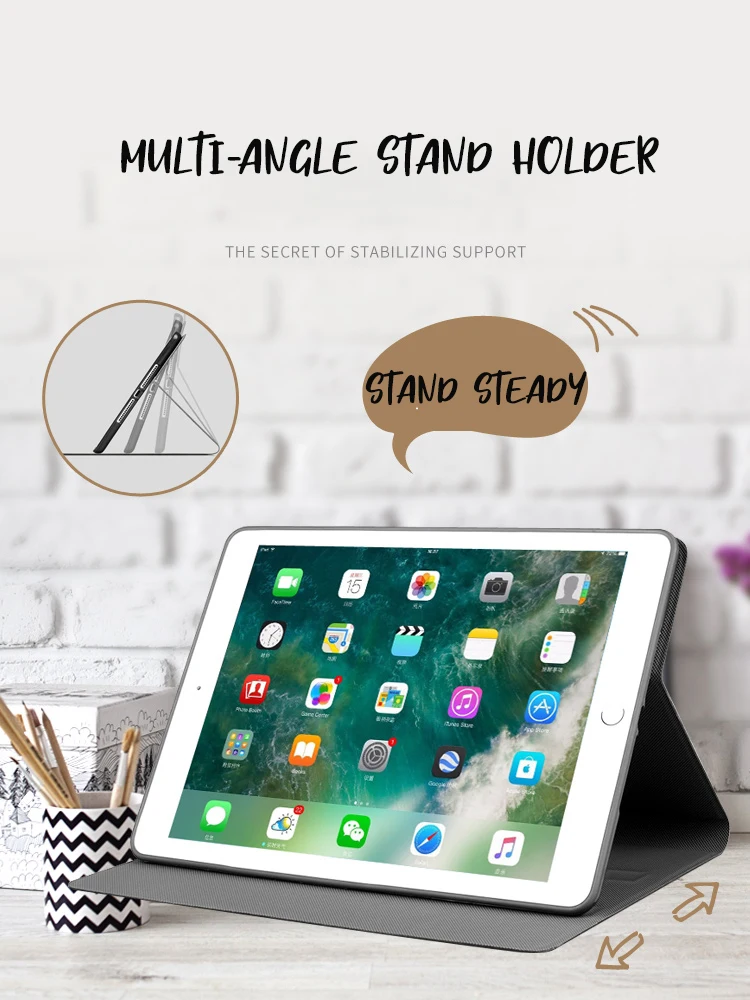 Синий мраморный мультяшный девушка оранжевый умный флип-кейс для планшета iPad 7-го поколения 10,2" 2019 года чехол для планшета 10,2" мягкая задняя панель автоматический сон.