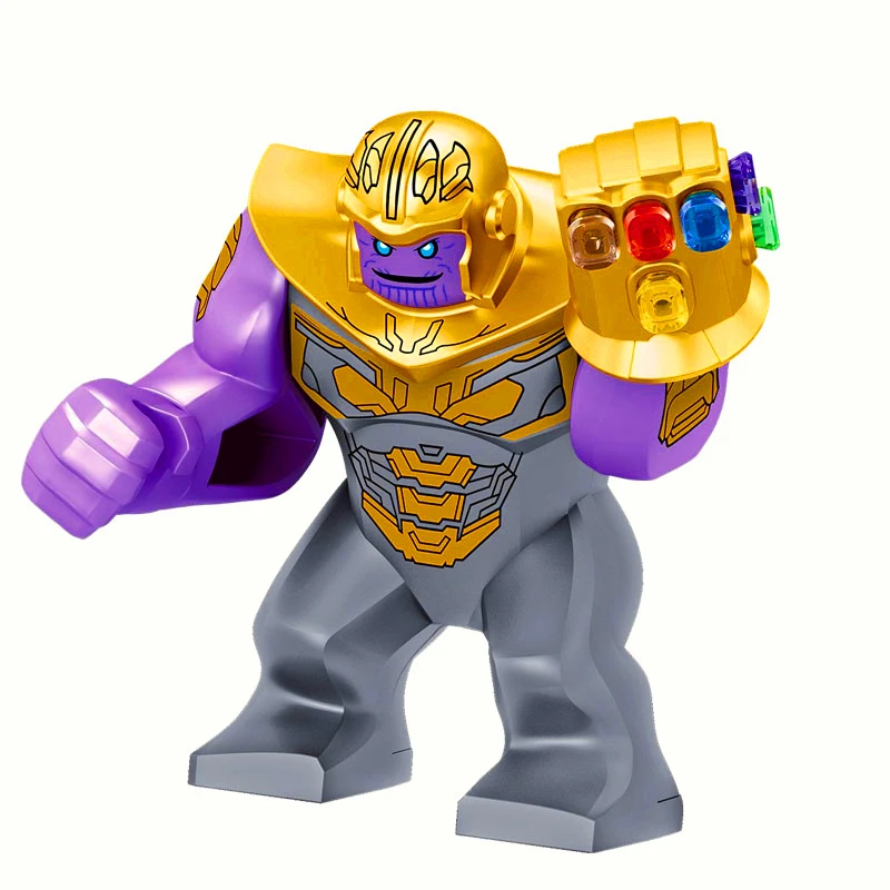 Танос герои Marvel Hulkbusters Модель Строительный блок обучающих игрушек для детей