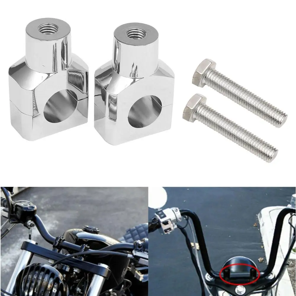Мотоциклетный Универсальный хромированный 22 мм зажим для руля H onda CB200 CB350 CB400 CB500