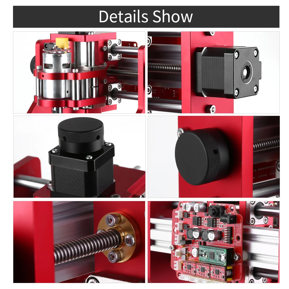 

CNC 1310 laser engraver metal engraving cutting machine PVC PCB Aluminum Copper engraver mini CNC Router with ER11 Collet