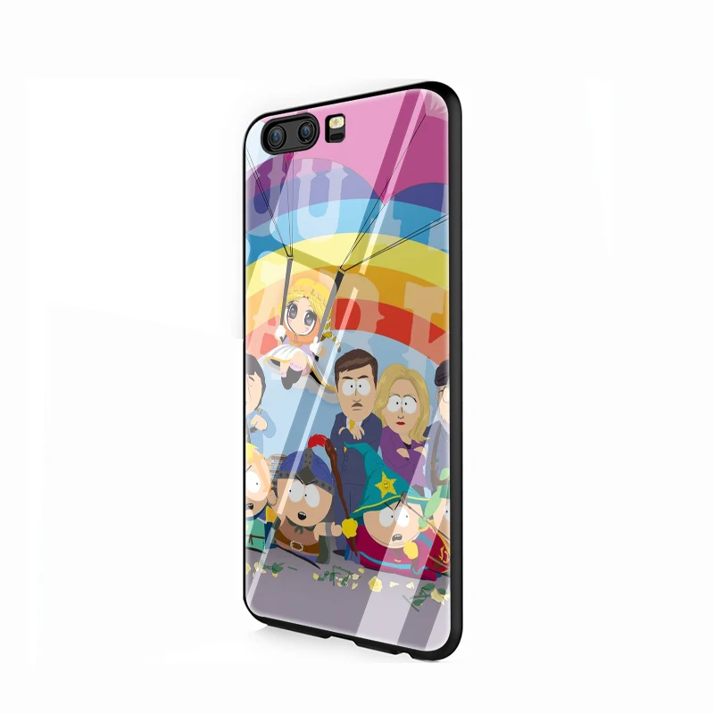G2 EWAU аниме Southpark чехол из закаленного стекла для телефона для huawei P10 P20 P30 Lite Pro P Smart - Цвет: G2