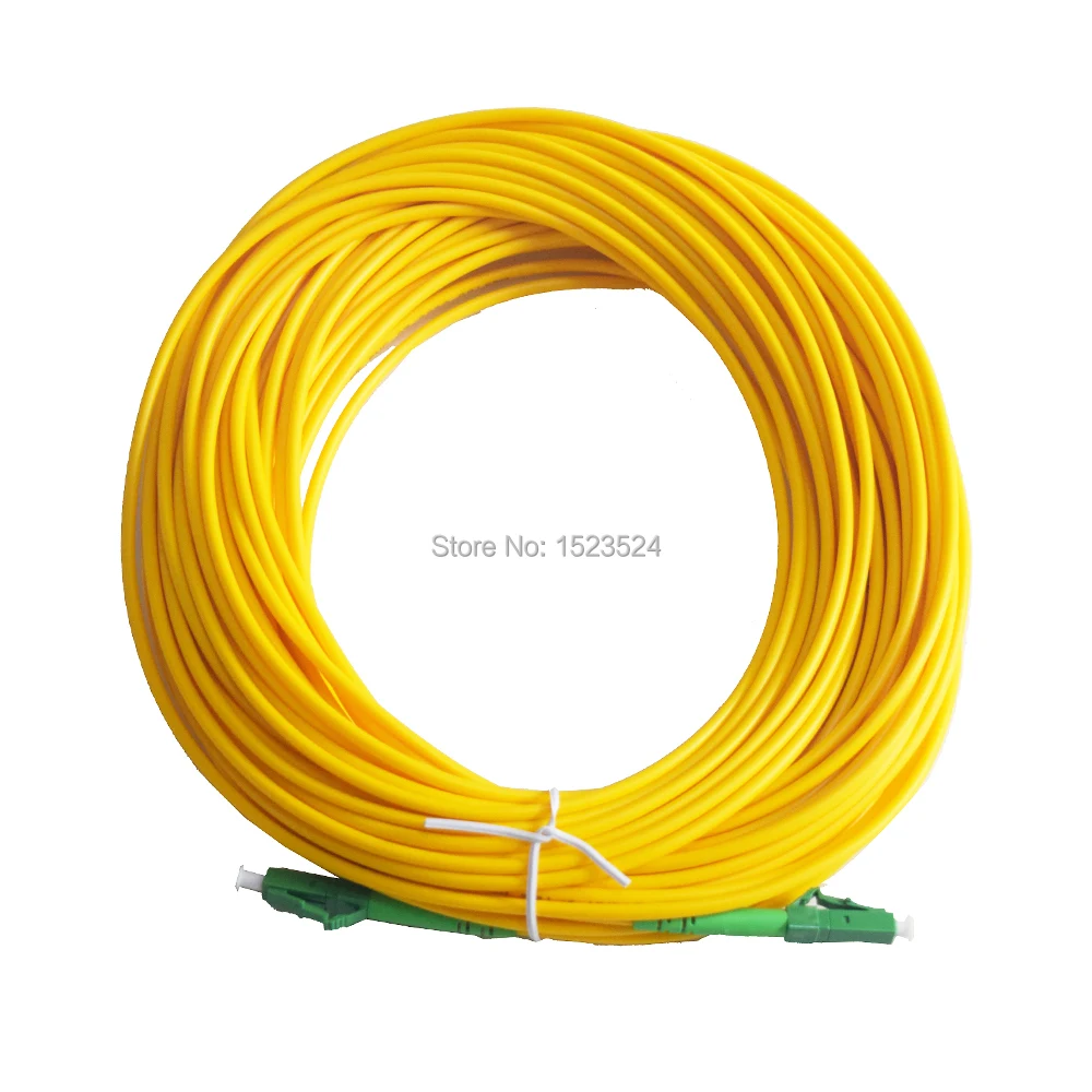 

Free Shipping SM SX PVC 3mm 20 Meters LC/APC Fiber Optic Jumper Cable LC/APC-LC/APC Fiber Optic Patch Cord