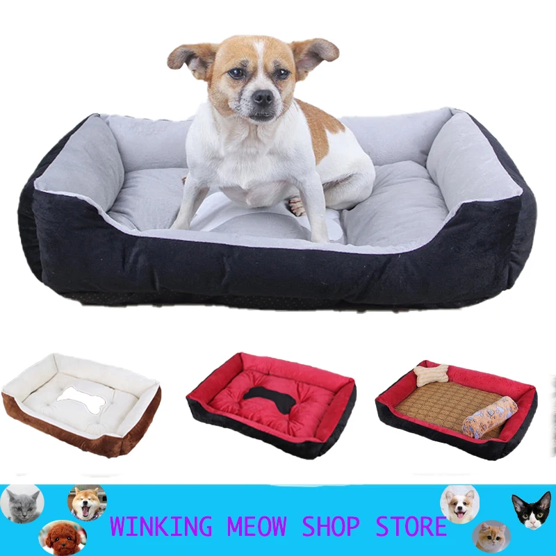 

Всесезонная подстилка для домашних животных, подстилка для кошек, короткая плюшевая подстилка большого и среднего размера для щенков и кош...